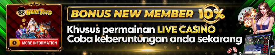 New Member Live Casino 10%